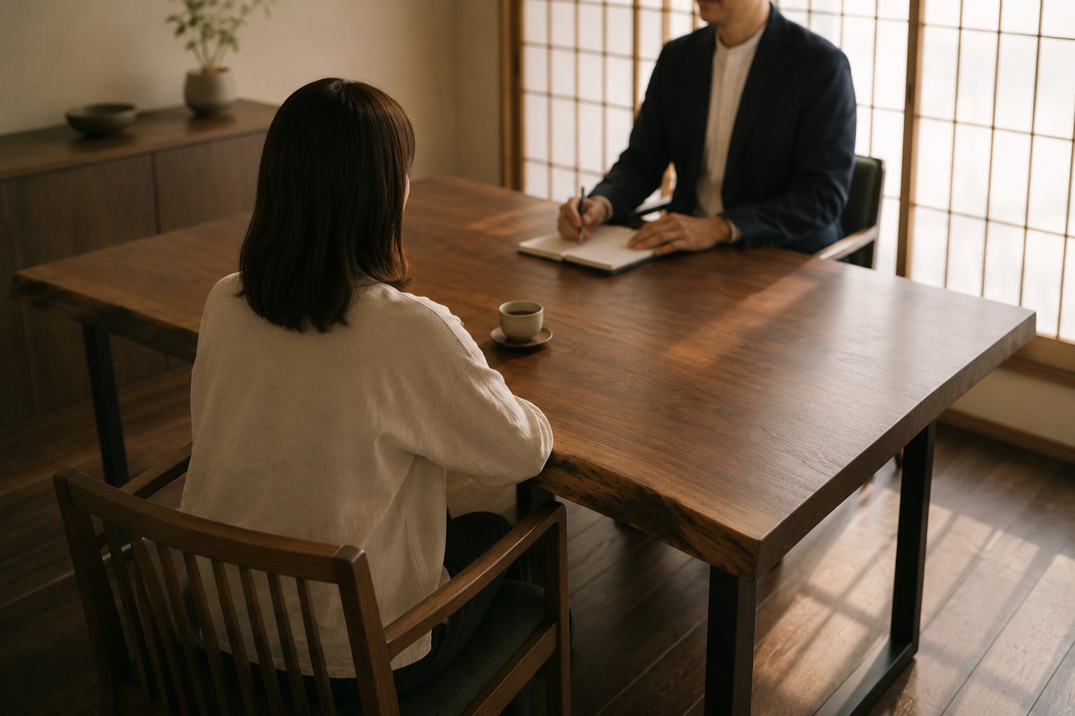 相談の場面
